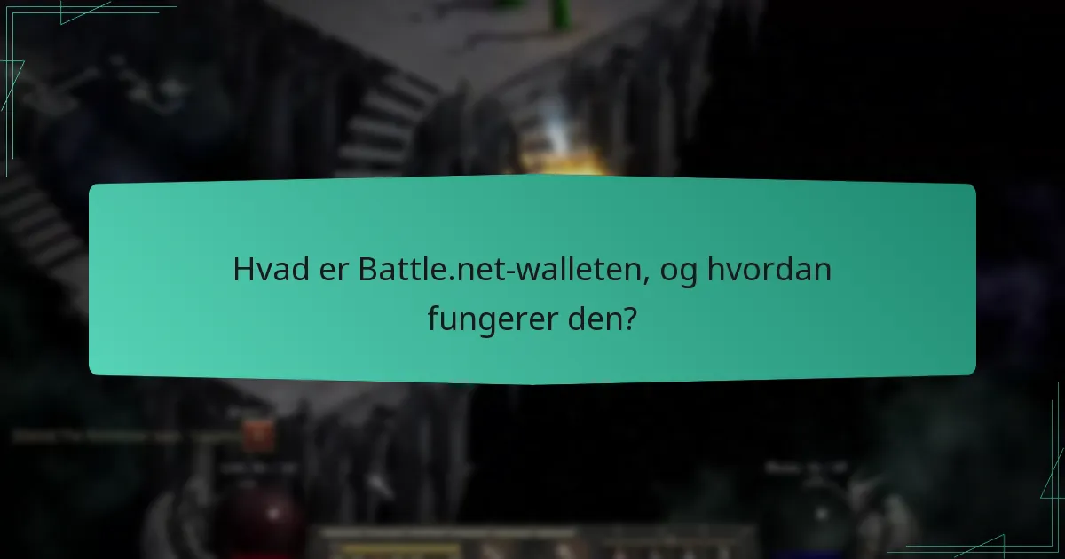 Hvilke betalingsmetoder accepteres af Battle.net?
