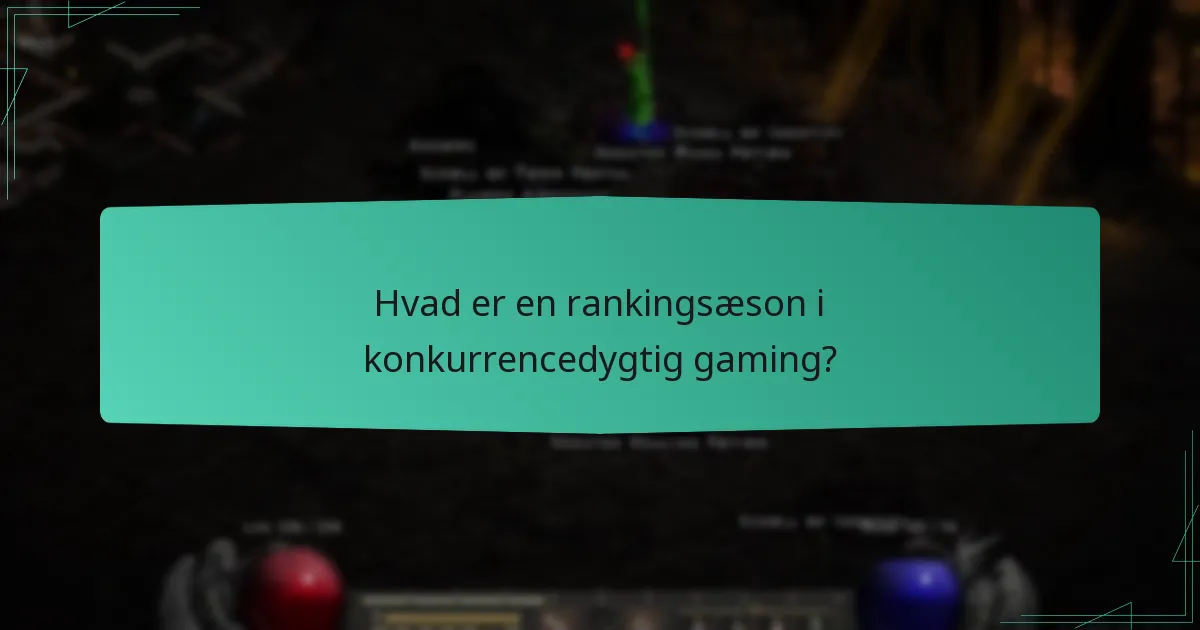 Hvordan fungerer matchmaking i rankingsæsoner?