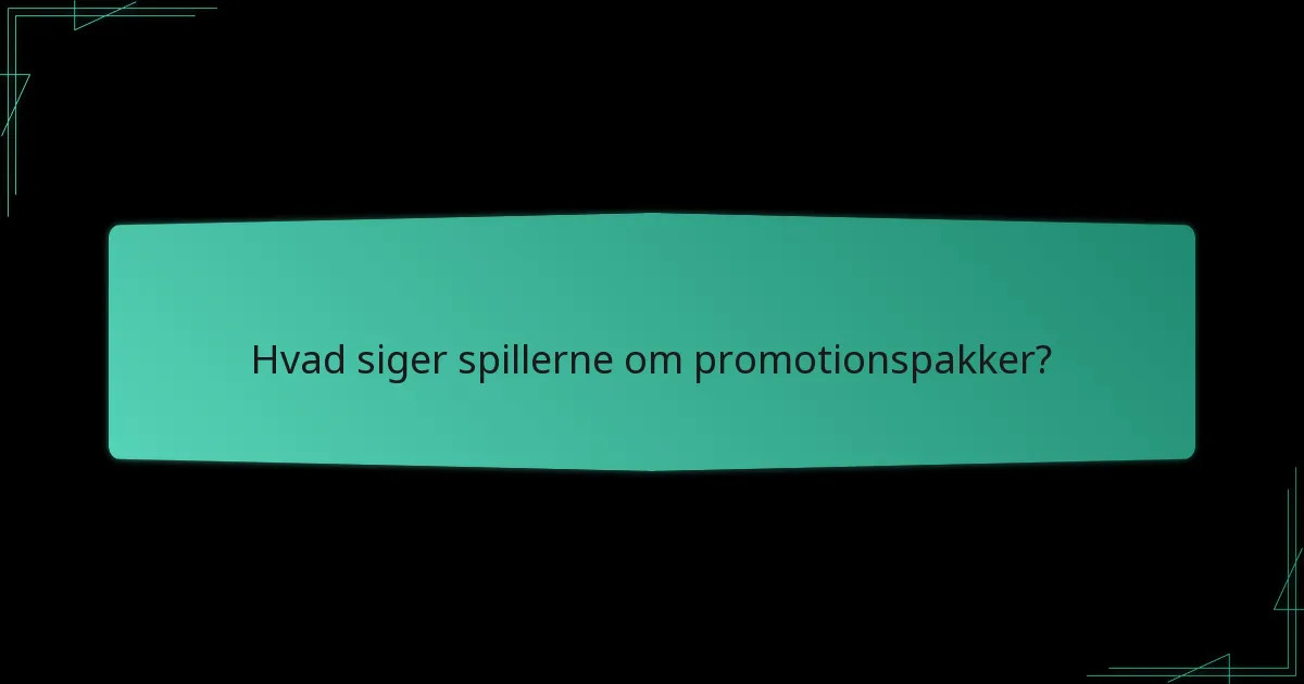 Hvor kan spillere købe promotionspakker?